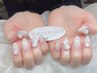 《持ち込みデザイン90分》ワンカラー+アートヤリ6ー8本¥6900