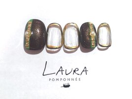 ブラウン×ゴールド