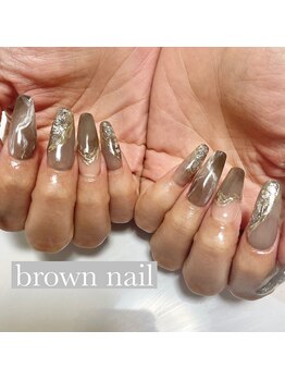 イフネイル(if nail)/◇ブラウンネイル◇