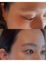 上目黒美容室ノ上/ハリウッドブロウリフト＋Wax
