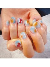 ネイルサロンファストネイルプラス 新宿店(FAST NAIL PLUS)/夏ネイル2023【金魚ネイル】