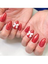 はあとねいる 伏見桃山店/リボンネイル☆