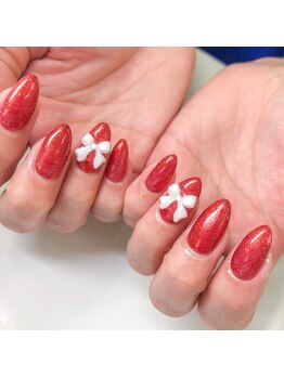 はあとねいる 伏見桃山店/リボンネイル☆