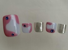 アイネイルズ 渋谷店(I nails)/うにょうにょフレンチ