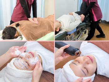 フラワーロード整骨院の写真/整骨院でフェイシャルエステ!ヘルス&ビューティーケア!健康ボディで美肌効果も長持ち!