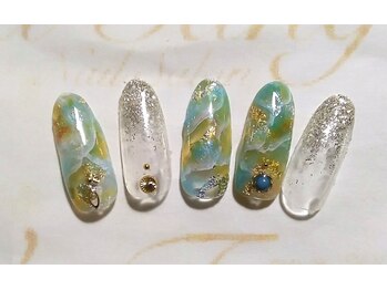 ウータン(Wu-Tang)/クリアタイダイネイル￥10650