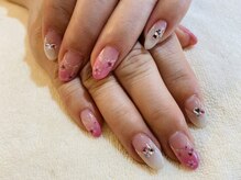 スパフーラ(Spa HULA)/逆フレンチネイル