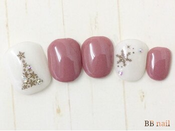 ビービーネイル 所沢店(BB)/クリスマスツリー フットネイル