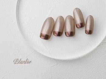 ネイルサロン ブランロール 三軒茶屋店(Blanl'or)/マグネットネミラーフレンチ