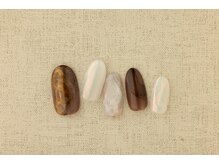 ヴァンネイル(VINGT NAIL nail&eye beauty)/ブラウンインクネイル