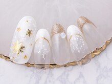 モンスリール 麻布十番(Mon Sourire)/ホワイトクリスマスネイル