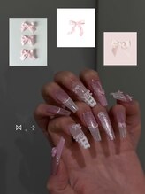 ポミーネイル 池袋店(pomynail)/リボンネイル