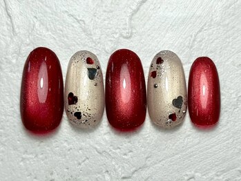 レイネイル 岐阜茜部店(RAY NAIL)/ボルドーネイル