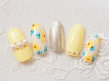 エステティックアンドネイル ローズ(ESTHETIC&NAIL Rose)/ふんわりガーリーイエロー