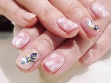 キープ ネイルサロン(KEEP)/春ネイル～マーブルアレンジ～