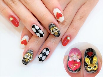 ネイルコレクション ピンク(Nail Collection Pink)/ジェル放題+キャラ♪てるとくん