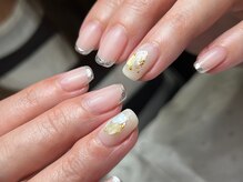 ネイルサロン プール ヴー(Nail Salon Pour Vous)/【定額】ラメフレンチネイル