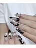 ◆[HAND] 150分チップ長さだしパーツ+アート無制限◆　新規オフ無料♪￥16980