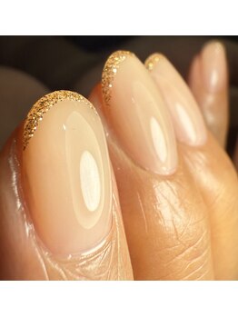 ミリアネイル 成城(Miliea nail)/ラメフレンチ