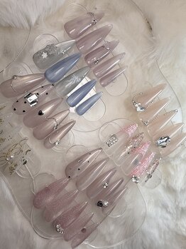 リオネイル(Lio nail)の写真/定額デザインには話題の韓国ネイルからニュアンスまで多数☆お気に入りがきっと見つかる！