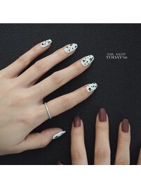 ダルメシアンネイル