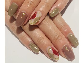 カラン 焼津店(CALIN)/モカアーガイルネイル