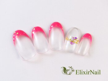 エリクサーネイル 心斎橋(Elixir Nail)/定額aシンプル/クーポン使用