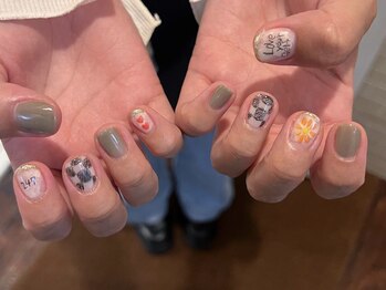 クレモアネイル 池袋西口店(CLEMORE NAIL)/手描きネイル