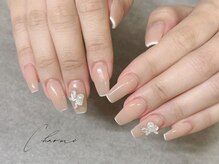 シャルム(charme)の雰囲気（定番のスキニーフレンチ♪リボンやハート、蝶々のパーツ有り）