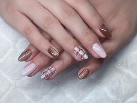 ピンクチョコネイル