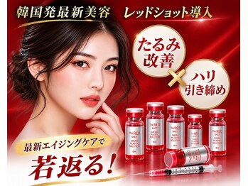 トータルエステサロン エステアンドメイク 錦糸町の写真/満足度98%★たるみ・ほうれい線が気になる方へ。韓国最新美容【レッドショット】でハリ引き締め効果を実感