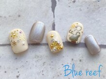 ネイルアンドまつげエクステ ブルーリーフ 四谷三丁目店(Blue Reef)/クリスマスネイル