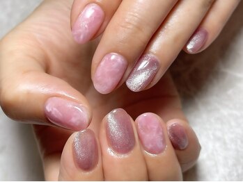 レディグリッター(Lady glitter)/天然石風マーブル×マグネット