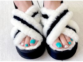 シンプルフットネイル