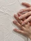 大人マグネットネイル/フレンチ