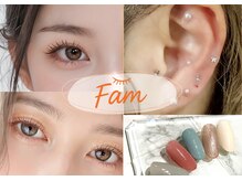 ファム 岡山店(Fam)の雰囲気(まつげパーマ/パリジェンヌ/眉毛/マツエク/ネイル/耳ツボOK!)