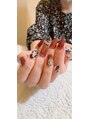 スピリチュアルネイル エム(spiritual nail M)&nbsp;手描きアート&ビジューネイル