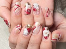 アトリエ フィオリトゥーラ 名古屋店(atelier FIORITURA)/お正月ネイル