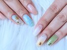 ハート埋め込みx夏ひまわり