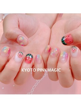 ピンクマジック(PINKMAGIC)/スイカネイル