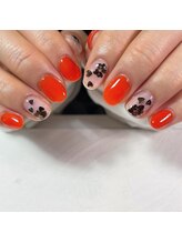 プリュネ(Prune)/オレンジ/ホログラム