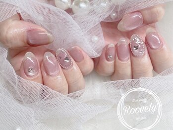 ルブリー(roovely)/春カラーマグネットネイル