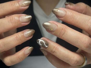 ノエル(Noel)の写真/日常から特別な日まで♪シンプル～こだわりデザインまで、日常に馴染みやすいネイルはお任せ下さい♪