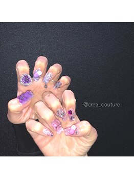 トータルビューティーサロン クレアクチュール(CREA COUTURE)/clear nail