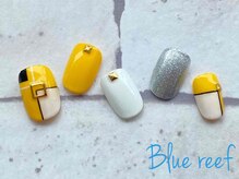 ネイルアンドまつげエクステ ブルーリーフ 四谷三丁目店(Blue Reef)/ブロッキングネイル