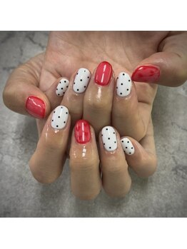 ネイルサロンファストネイルプラス 新宿店(FAST NAIL PLUS)/2024夏ネイル【ドット】