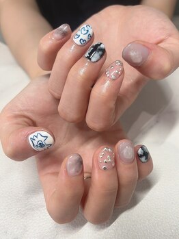 ビーカラフル 渋谷店(Becolorful)/手書きニュアンスアート