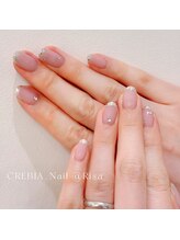 クレヴィア(CREBIA)/ラメフレンチネイル