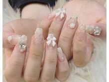 キレイエ ネイルズ(KIREIE NAILS)/キルティング リボン ガーリー