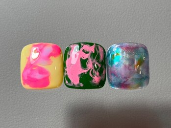 シューミーネイル(syu-mii nail)/【FOOT】親指art(2本)